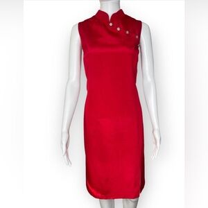 J.R. Nites by Caliendo Vintage Red Cocktail Dress Sleeveless